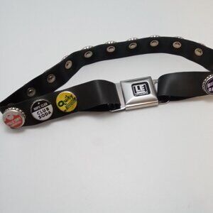 Vintage Littlearth Seatbelt Bottlecap Belt, XS